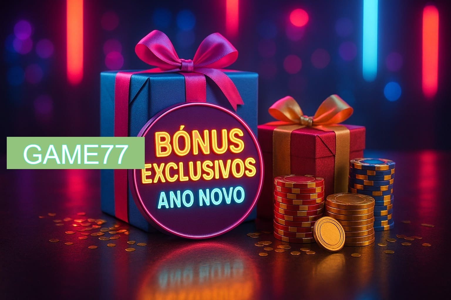 Promoções de Ano Novo no GAME77